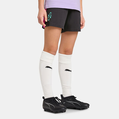 PUMA Kids' Neymar Jr. Creativity Football Training Shorts Grey