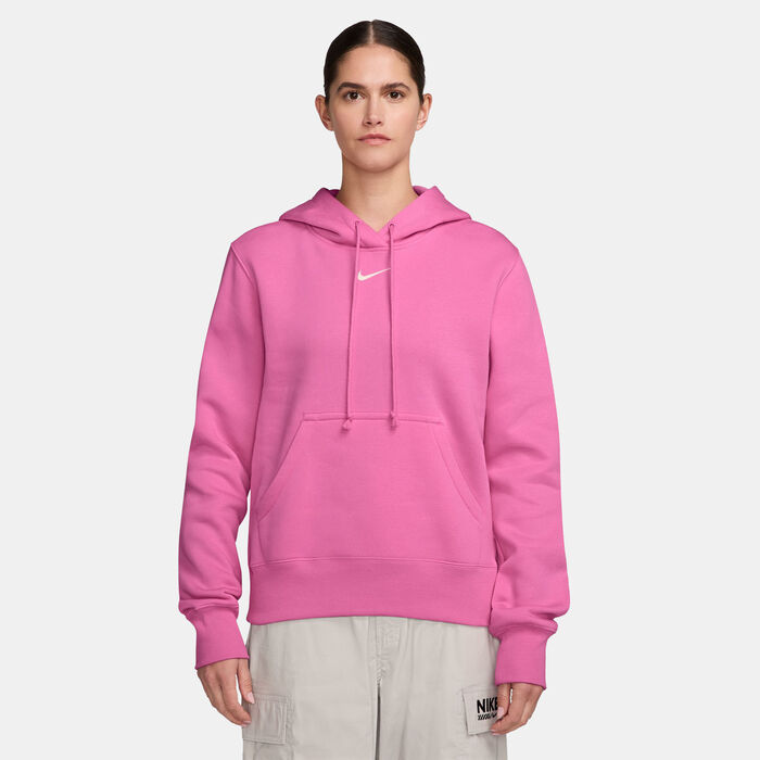 Nike Women's Sportswear Phoenix Fleece Hoodie Pink image number 0