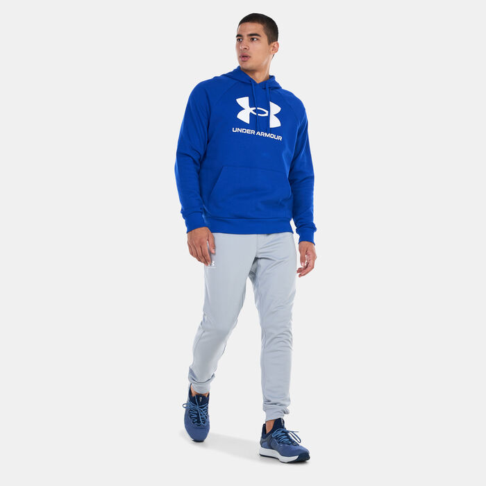 Under Armour Men's UA Rival Fleece Logo Hoodie Blue image number 2