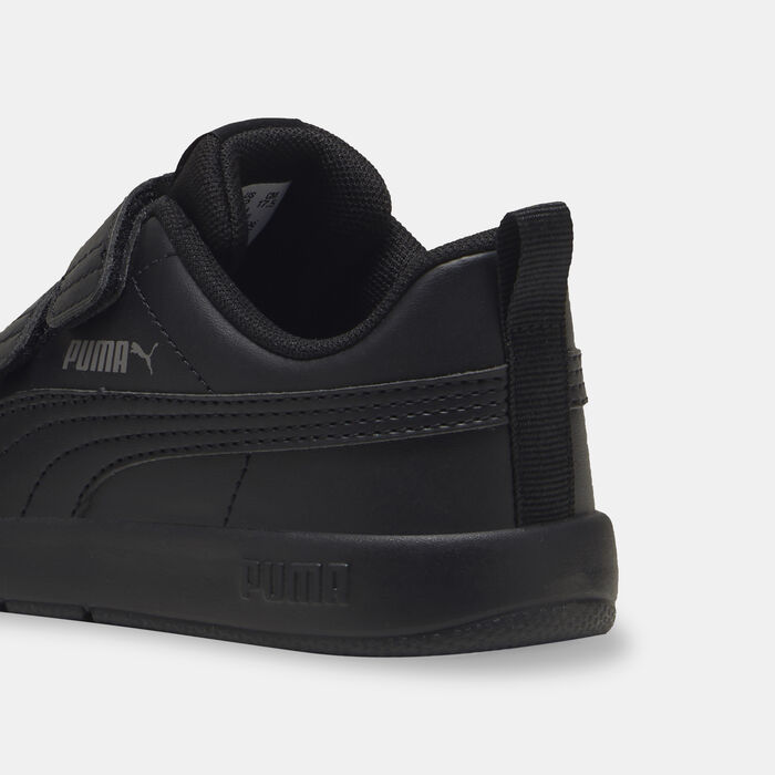 PUMA Kids' Courtflex V3 Velcro Shoes Black PUMA Kids' Courtflex V3 Velcro Shoes Black image number 4