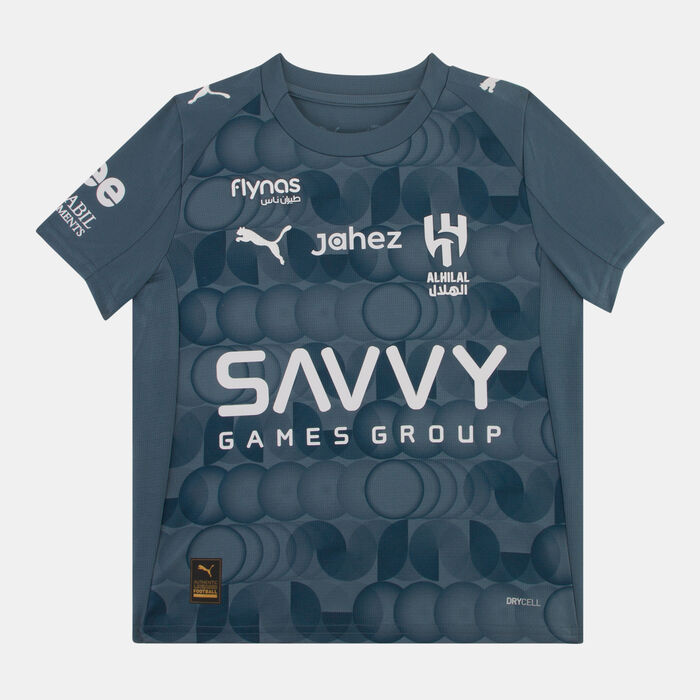 PUMA Kids' Al Hilal 25/26 3rd Replica Football Jersey Grey image number 0