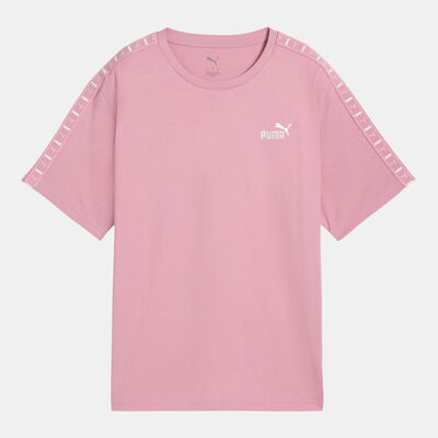 PUMA Women's Essentials Tape T-Shirt Pink