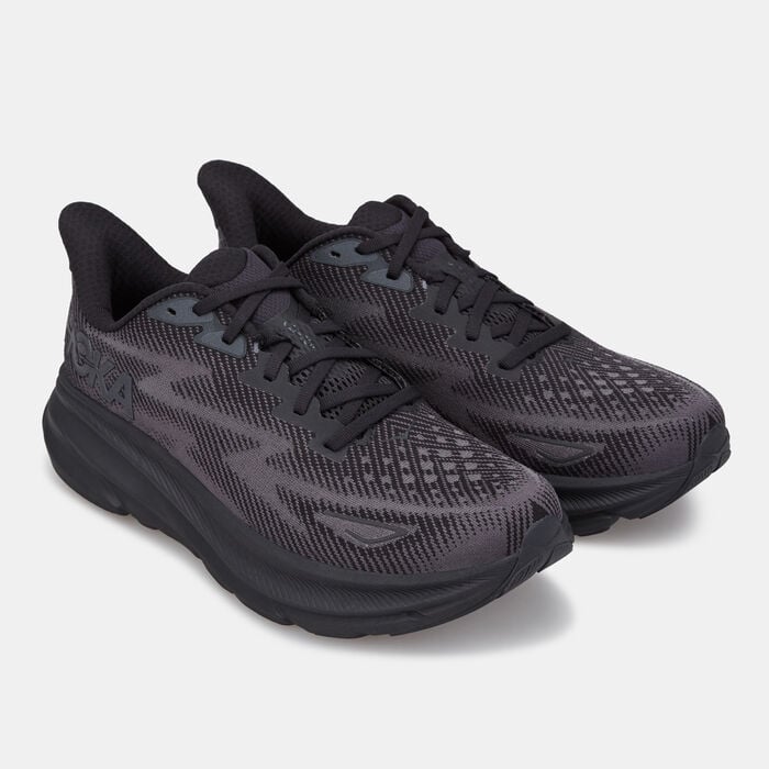 HOKA Men's Clifton 9 Running Shoe Black HOKA Men's Clifton 9 Running Shoe Black image number 2