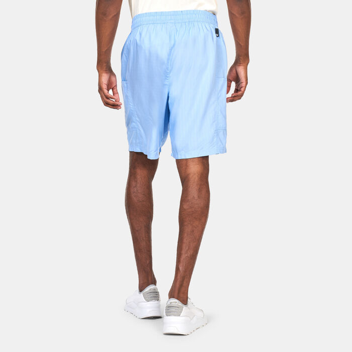 PUMA Men's Downtown Shorts White PUMA Men's Downtown Shorts White image number 1