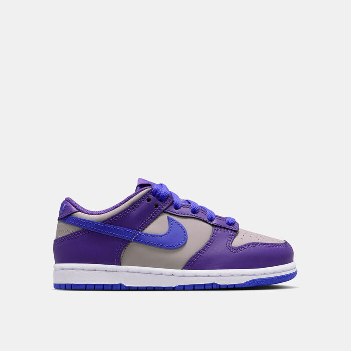 Nike Kids' Dunk Low Shoes Purple Nike Kids' Dunk Low Shoes Purple image number 0
