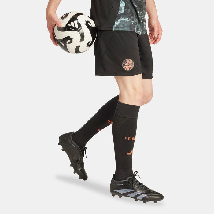 adidas Men's Bayern Munich 24/25 Away Replica Football Shorts Black image number 2