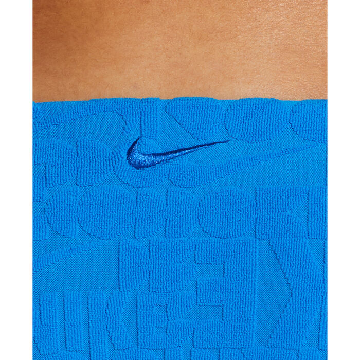 Nike Swim Women's Swim Retro Flow Tie String Bikini Bottom Blue Nike Swim Women's Swim Retro Flow Tie String Bikini Bottom Blue image number 3