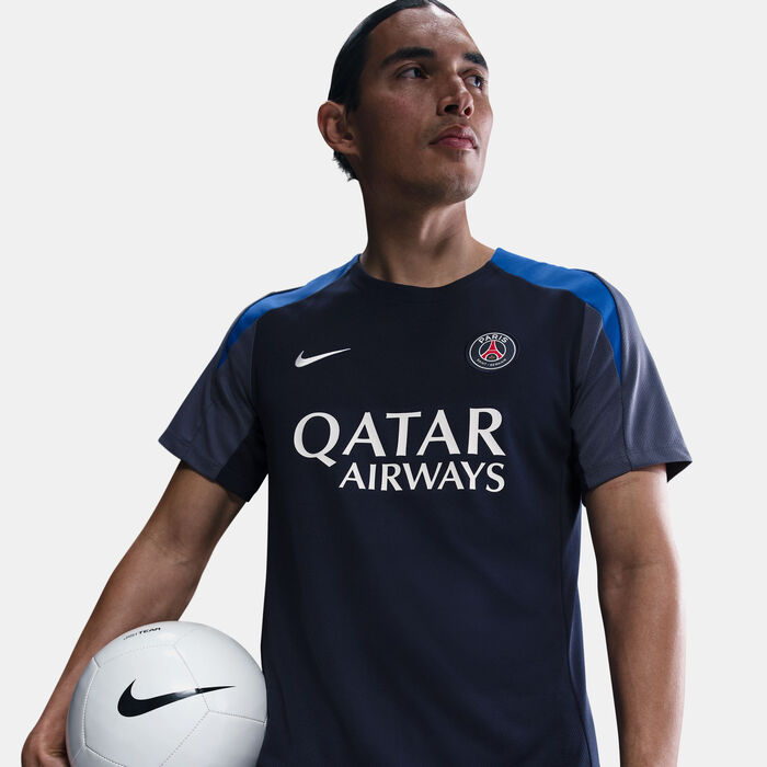 Nike Men's Paris Saint-Germain Dri-FIT Strike Football Top Blue Nike Men's Paris Saint-Germain Dri-FIT Strike Football Top Blue image number 3