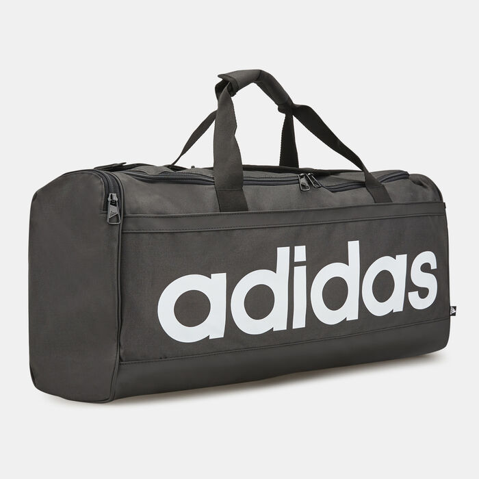 adidas Men's Essentials Linear Duffel Bag (Medium) Black image number 2