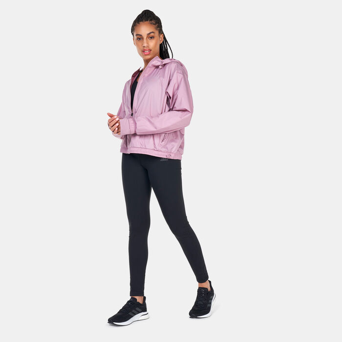 adidas Women's Versatile 4 Elements Windbreaker Jacket Pink adidas Women's Versatile 4 Elements Windbreaker Jacket Pink image number 2