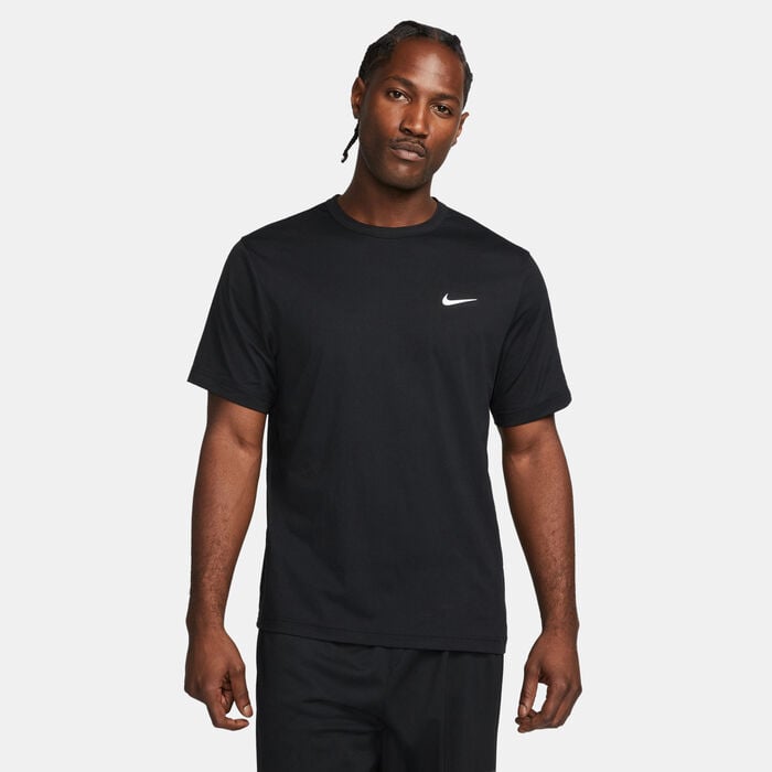 Nike Men's Dri-FIT Hyverse UV Training T-Shirt Black Nike Men's Dri-FIT Hyverse UV Training T-Shirt Black image number 0