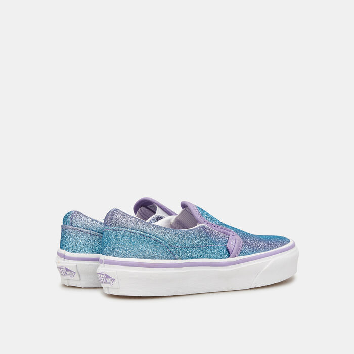 Vans Kids' Classic Slip-On Unisex Shoe Blue image number 2