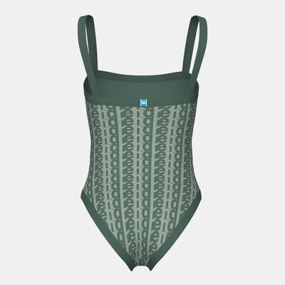 Arena Women's Monogram One-Piece Swimsuit Multi-Color Arena Women's Monogram One-Piece Swimsuit Multi-Color