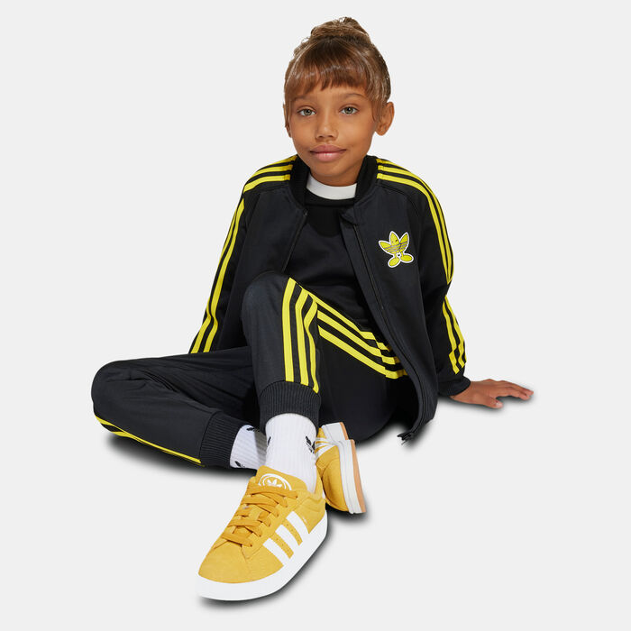 adidas Originals Kids' Smiley World SST Tracksuit Black adidas Originals Kids' Smiley World SST Tracksuit Black image number 2