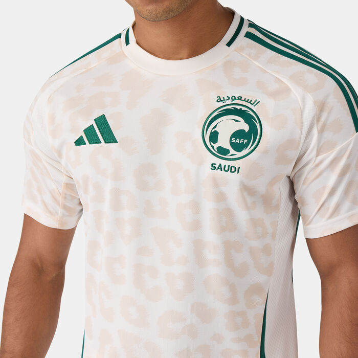 adidas Men's Saudi Arabia 24 Away Replica Football Jersey White adidas Men's Saudi Arabia 24 Away Replica Football Jersey White image number 3