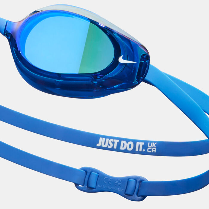 Nike Swim Vapor Mirror Performance Swimming Goggles Blue Nike Swim Vapor Mirror Performance Swimming Goggles Blue image number 1