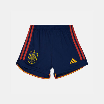 adidas Kids' Spain Stadium Home Shorts - 2022/23 Blue adidas Kids' Spain Stadium Home Shorts - 2022/23 Blue