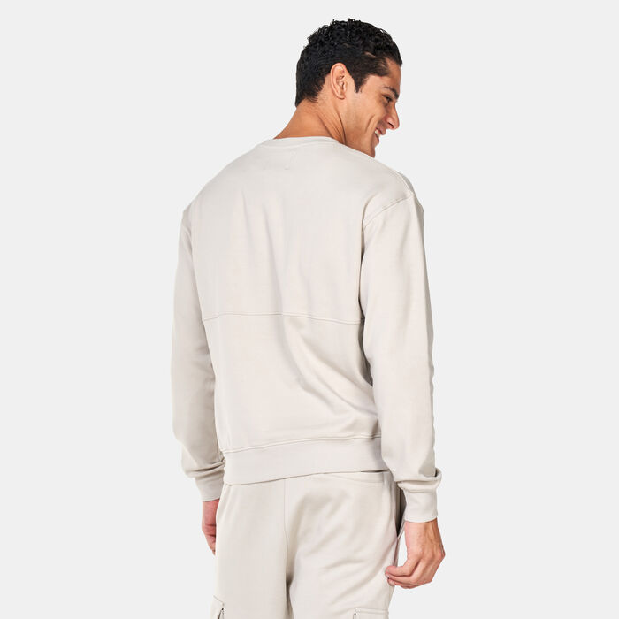 Sun and Sand Sports Men's Interlock Sweatshirt Beige Sun and Sand Sports Men's Interlock Sweatshirt Beige image number 1