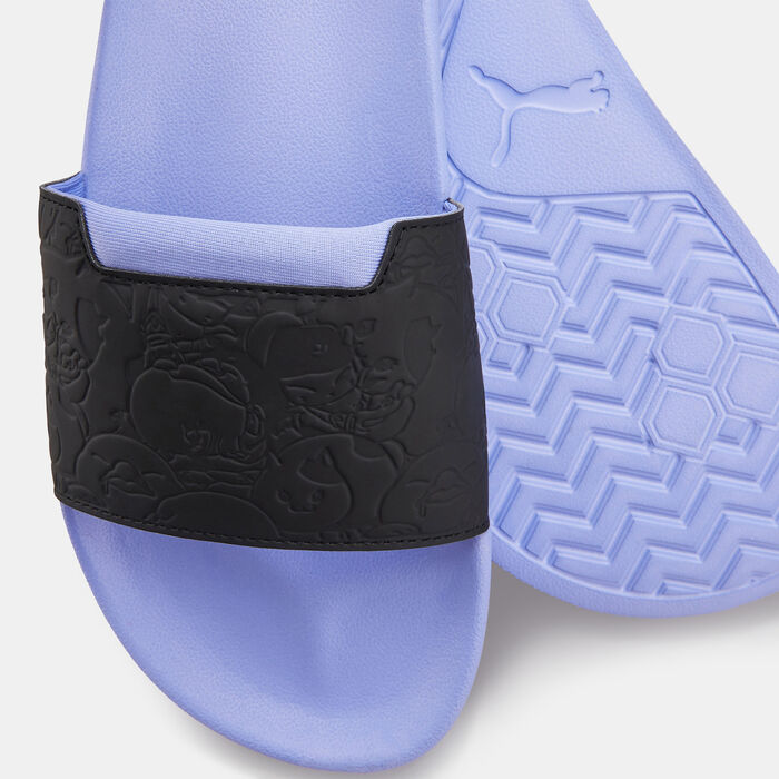 PUMA Men's x FINAL FANTASY XIV Leadcat 2.0 Slides Black PUMA Men's x FINAL FANTASY XIV Leadcat 2.0 Slides Black image number 2