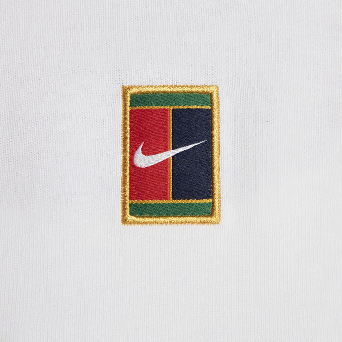 Nike Women's Court Heritage Cropped Tennis Tank Top White Nike Women's Court Heritage Cropped Tennis Tank Top White image number 3