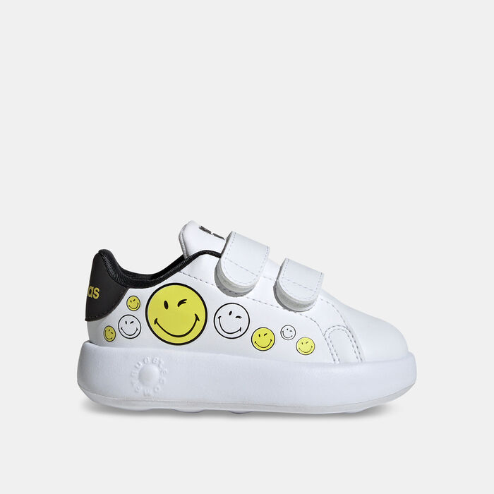 adidas Kids' Smiley Advantage Shoes White adidas Kids' Smiley Advantage Shoes White image number 0
