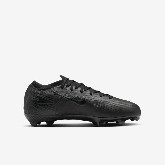 Nike Kids' Mercurial Vapor 16 Pro Firm Ground Football Shoes Black Nike Kids' Mercurial Vapor 16 Pro Firm Ground Football Shoes Black image number 2
