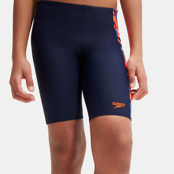 Speedo Kids' Hyper Boom Panel Swimming Jammers Blue image number 3