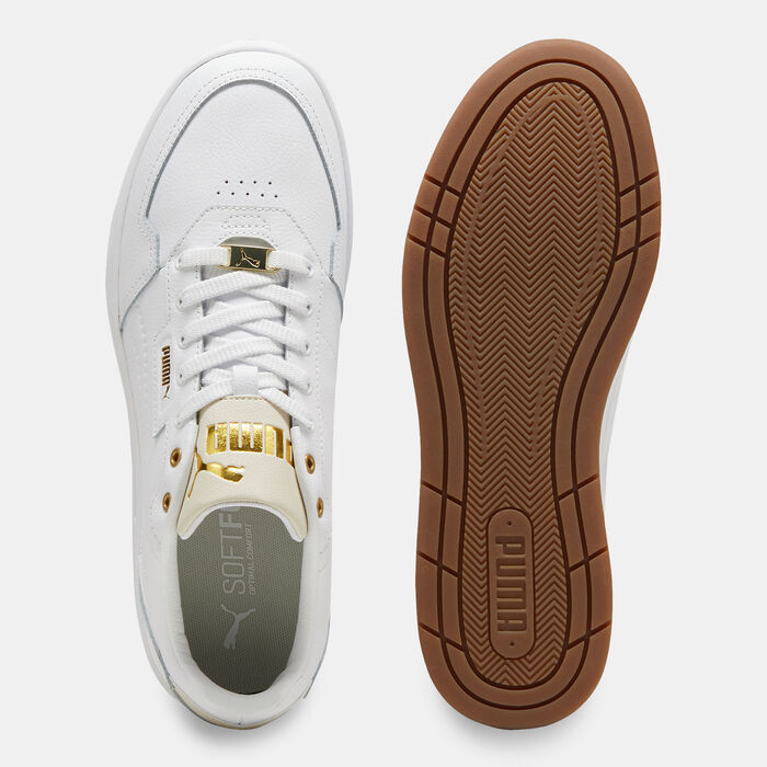 PUMA Men's Court Classic Lux Shoes White PUMA Men's Court Classic Lux Shoes White image number 3