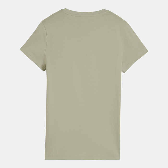 PUMA Women's Graphic Varsity T-Shirt Green PUMA Women's Graphic Varsity T-Shirt Green image number 1
