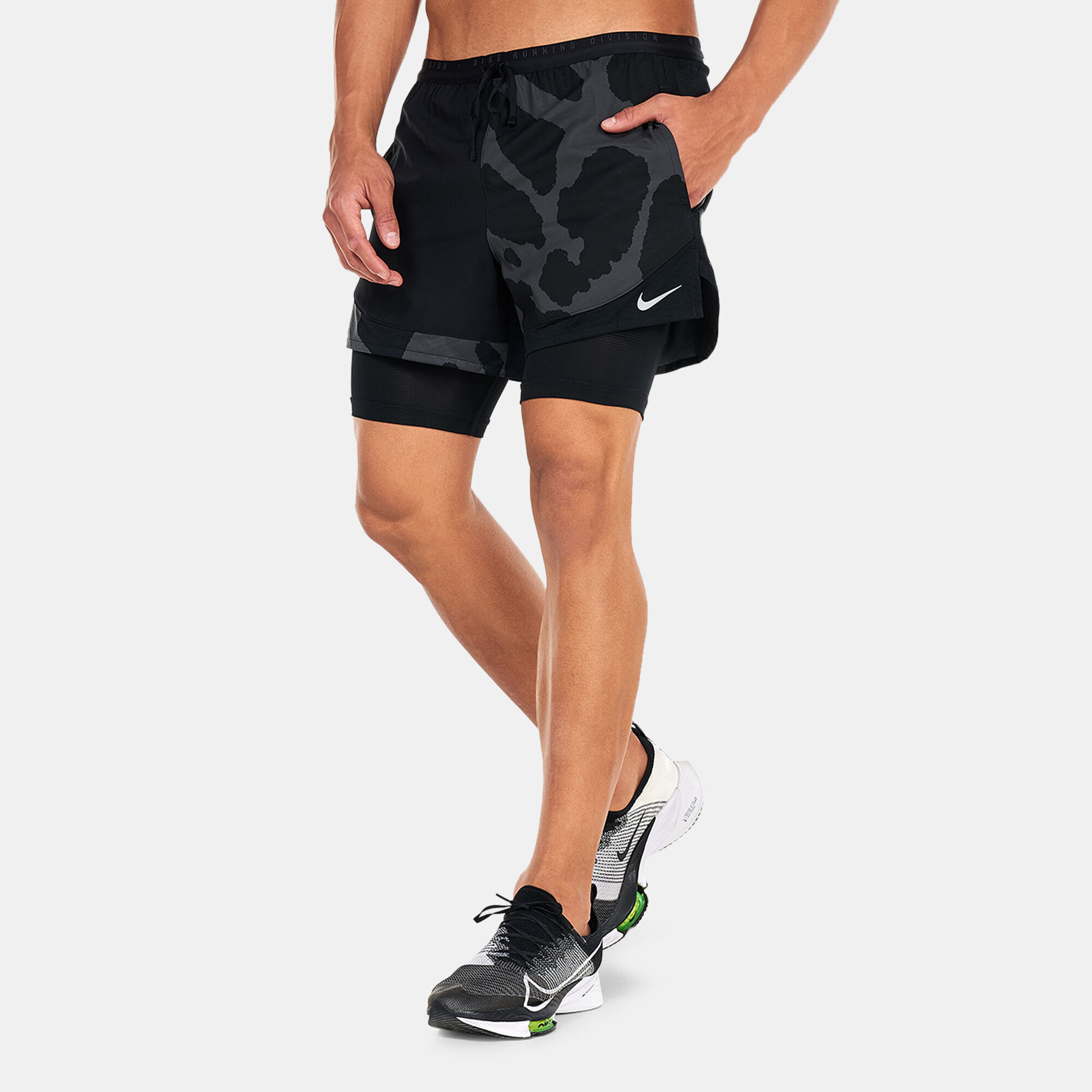 Nike Run Division Repel 2 in 1 7in Men's Running Shorts - Black