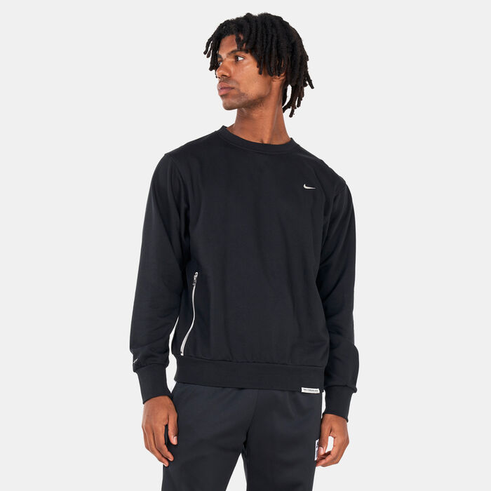 Nike Men’s Dri-FIT Standard Issue Basketball Sweatshirt Black image number 0