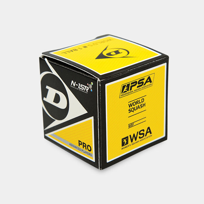 Dunlop Revelation Pro Double Dot Squash Ball Black Dunlop Revelation Pro Double Dot Squash Ball Black image number 0