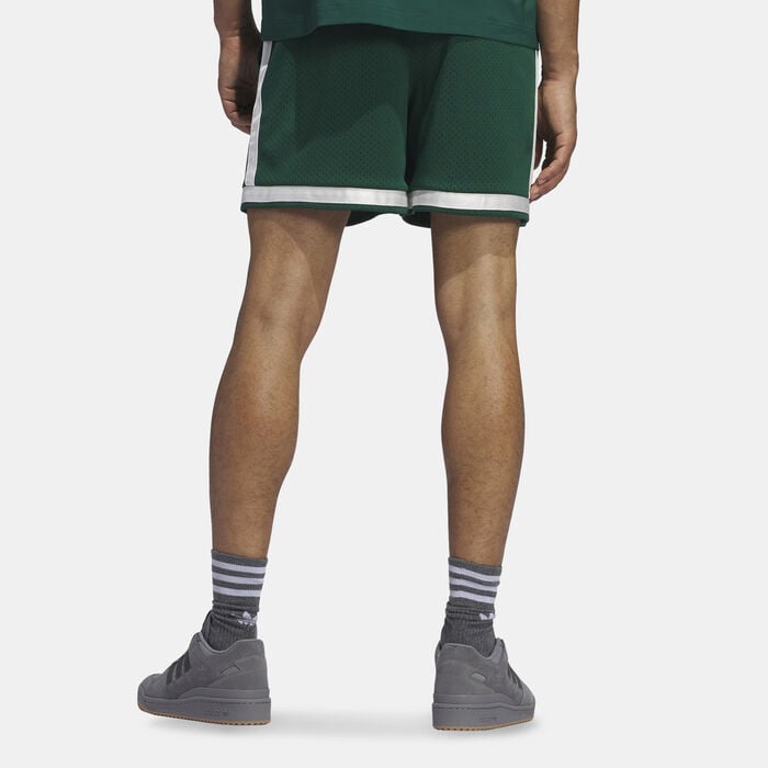 adidas Trefoil Logo Basketball Shorts Green adidas Trefoil Logo Basketball Shorts Green image number 1
