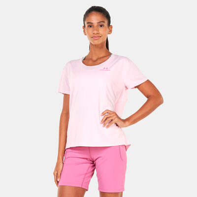 Under Armour Women's UA RUSH™ Energy Core T-Shirt Pink