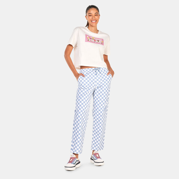 Vans Women's Range Print Pants Blue Vans Women's Range Print Pants Blue image number 2