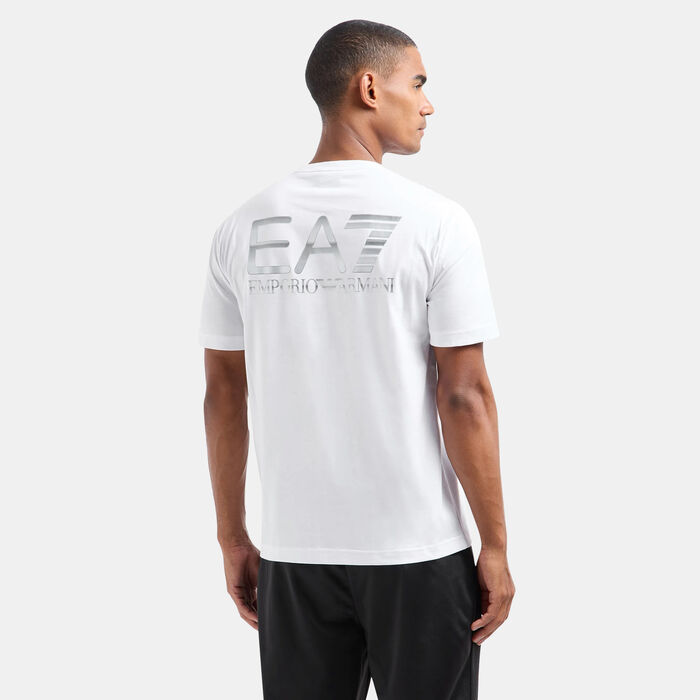 EA7 Emporio Armani Men's Train Logo Series T-Shirt White EA7 Emporio Armani Men's Train Logo Series T-Shirt White image number 1