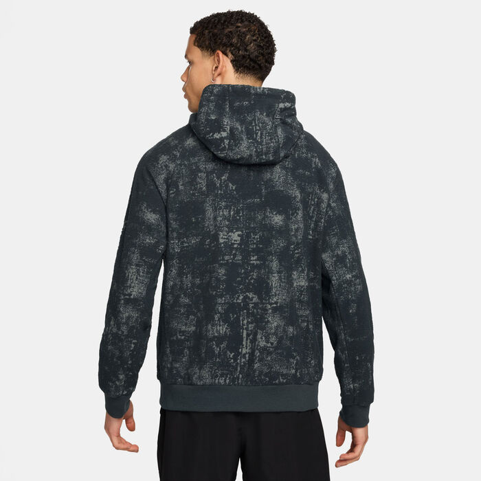 Nike Men's Primary Jacquard Hoodie Green Nike Men's Primary Jacquard Hoodie Green image number 1