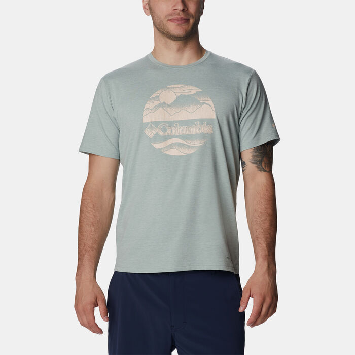 Buy Columbia Men's Sun Trek™ Short Sleeve Graphic T-Shirt Green in KSA -SSS