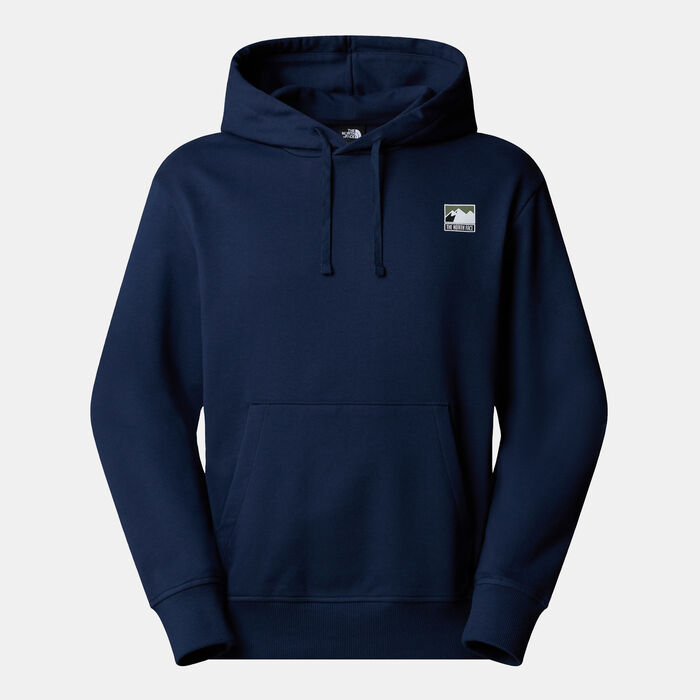 The North Face Men's Mountain Logo Hoodie Blue The North Face Men's Mountain Logo Hoodie Blue image number 0