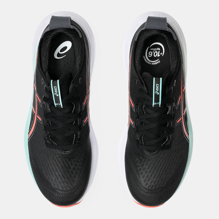 ASICS Men's GEL-NIMBUS 27 Running Shoes Black ASICS Men's GEL-NIMBUS 27 Running Shoes Black image number 4