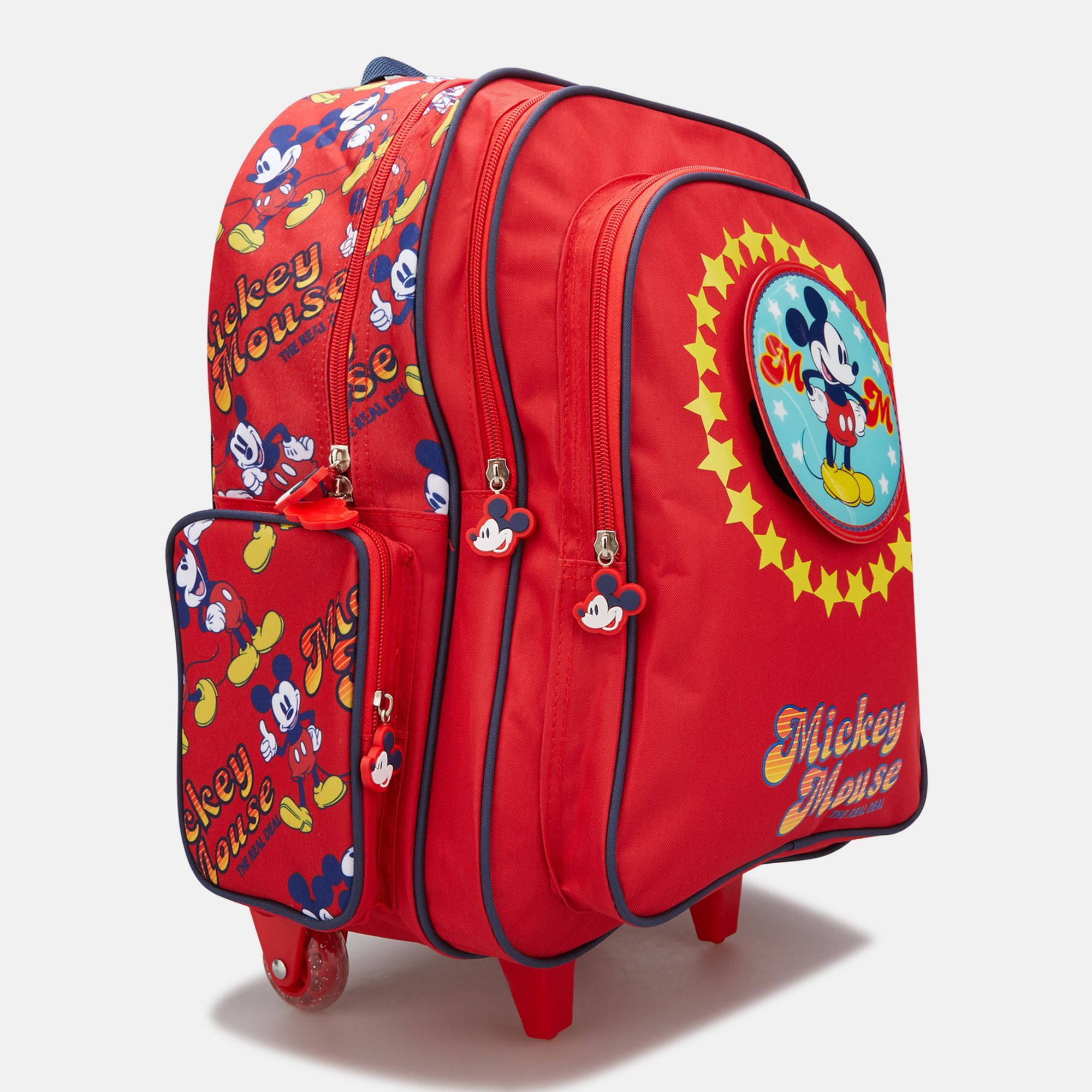 Mickey mouse deals trolley school bag