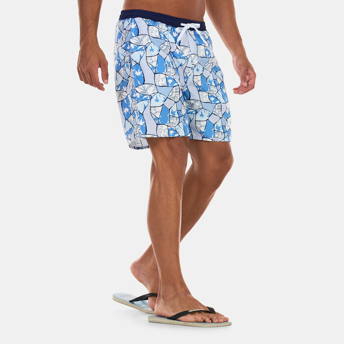 COEGA Men's Printed 18-Inch Board Shorts Blue COEGA Men's Printed 18-Inch Board Shorts Blue image number 0