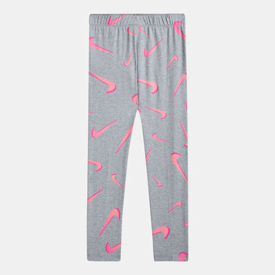 Nike Kids' Sportswear Favorites All Over Leggings (Older Kids) Grey