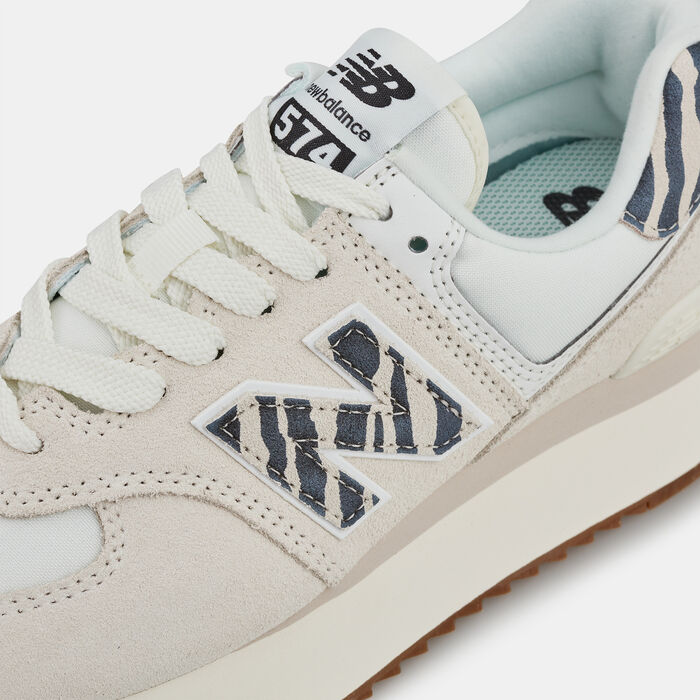 New Balance Women's 574 Shoe White New Balance Women's 574 Shoe White image number 4