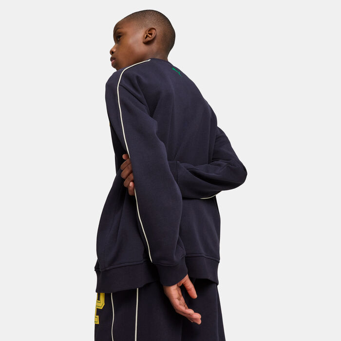 PUMA Kids' T7 Super Bomber Jacket Blue PUMA Kids' T7 Super Bomber Jacket Blue image number 1