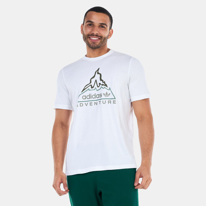 adidas Originals Men's Adventure Graphic T-Shirt White adidas Originals Men's Adventure Graphic T-Shirt White image number 0