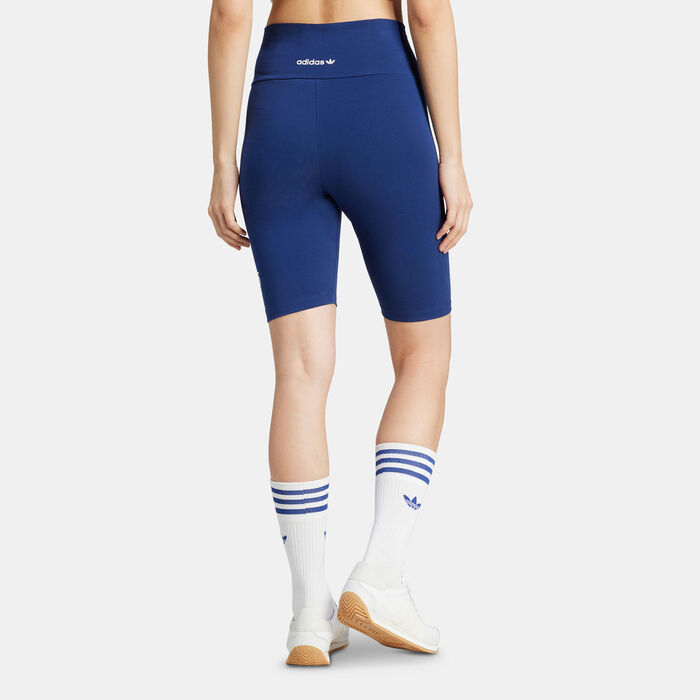 adidas Originals Women's Short Leggings Blue adidas Originals Women's Short Leggings Blue image number 1