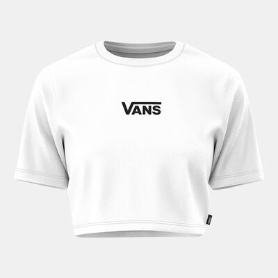 Vans Women's Flying V Crop Top White