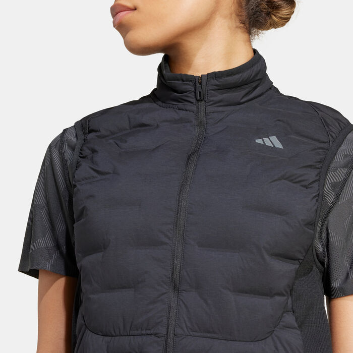 adidas Women's Adizero Padded Running Vest Black adidas Women's Adizero Padded Running Vest Black image number 3