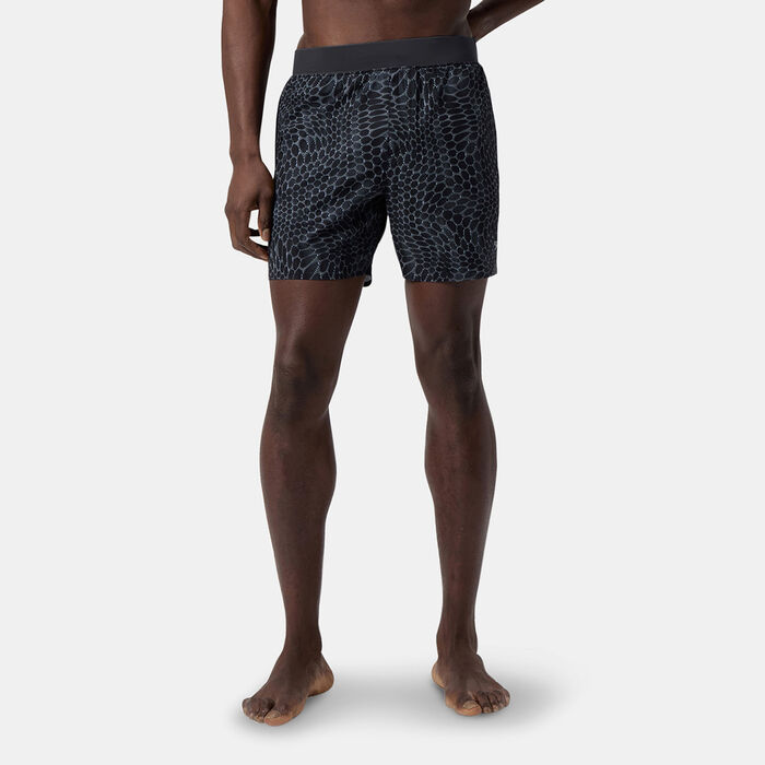 Speedo Men's Lookout Print Volley Swimming Shorts Black Speedo Men's Lookout Print Volley Swimming Shorts Black image number 0